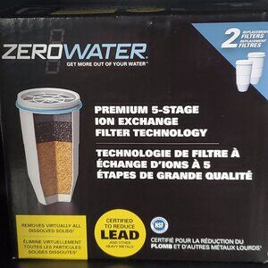 Zero water replacement filters 2 pack